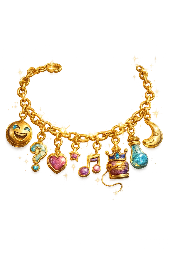 Cambry's magical eight-charm bracelet